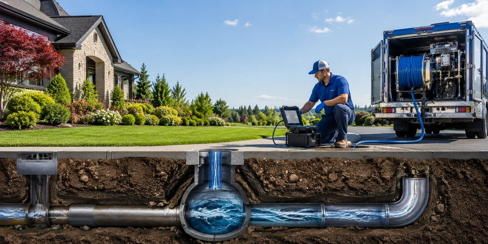Drainage restoration information for Herrick Center, PA